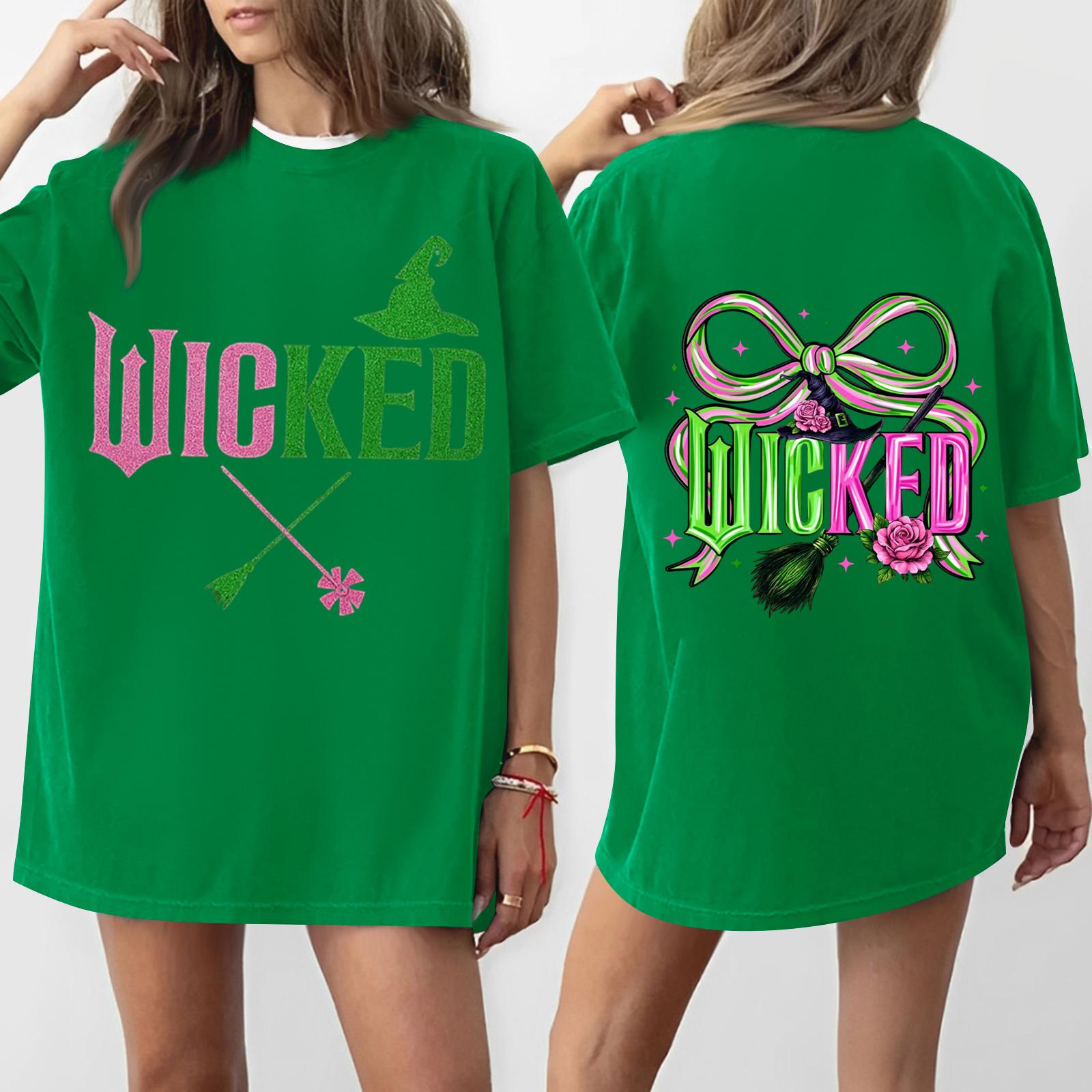 

Women s Casual Fashion Round Neck Printed Short Sleeve T-Shirt Top XXL зелёный