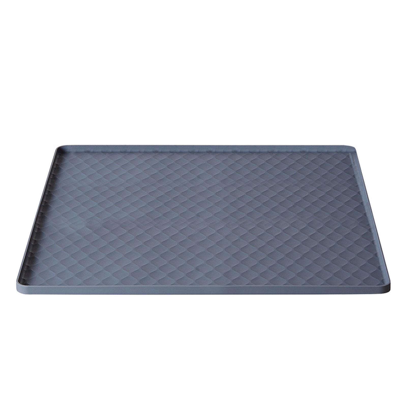 

High Quality Durable Silicone Under-Sink Mat Waterproof Drip Tray Liner For Kitchen & Bathroom Cabinets темно-синього кольору
