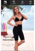 Shiying 2024 Women's Quick-Dry High-Waist Swim Trunks - European & American Style, Conservative Solid Color Boxer Briefs