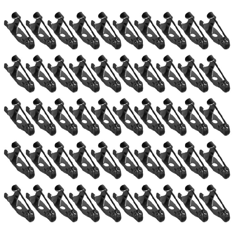 50Pieces Safety Bar Pins Secure Back Clasp with Easy Sewing Holes For Craft Project Sewing And Creative Accessories Kits