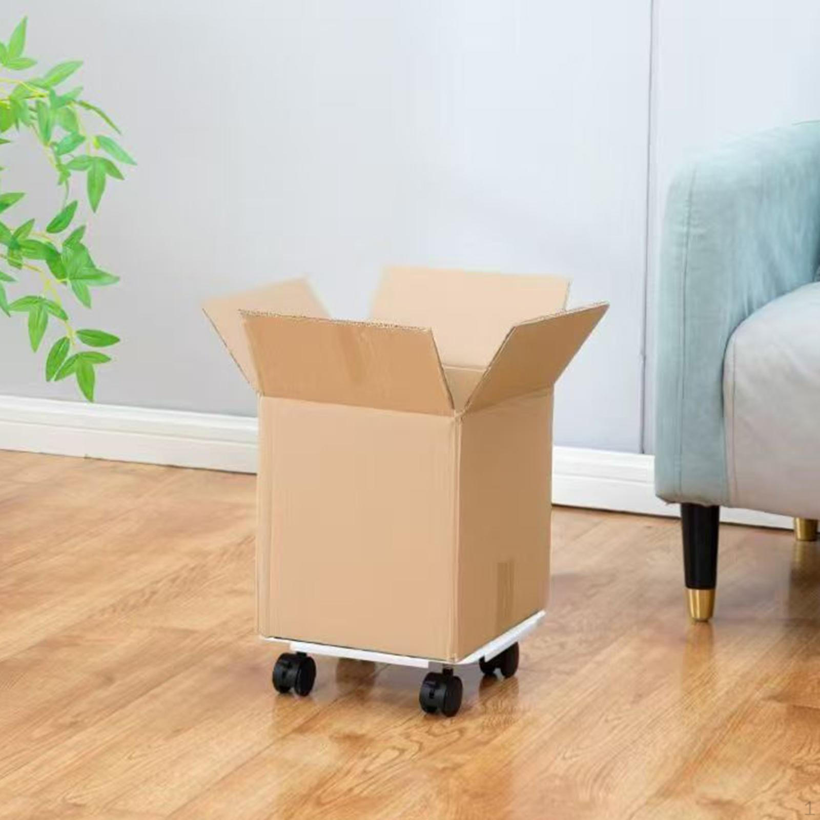 

Подставка для растений Держатель для цветочного горшка на колесиках Сверхпрочная Подставка на роликах для перемещения цветочных горшков для гостиной белый