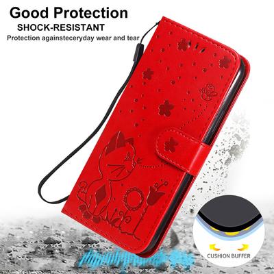 Lederhülle Schutzhülle für Moto G4 G5 G7 Plus G8 Power Lite E4 E5 E6 E7 E13 E20 E22 E32 Ständer Klappbrieftasche Handyhülle