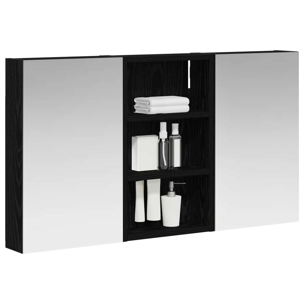 Bathroom Cabinet Set 3 Pcs 90 X 10.5 X 50 Cm Particleboard