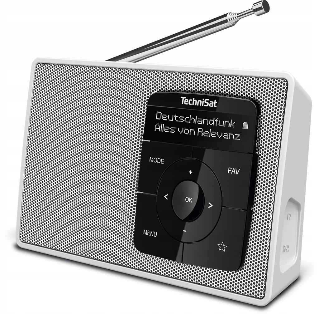 DAB+, FM TechniSat DIGITRADIO 2 mains-powered/battery-powered radio