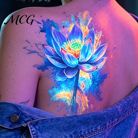 Easy Apply Tattoo Stickers 5 Sheets Butterfly Stickers, Waterproof Temporary Flower Tattoos, Colorful Safe Skin Tattoos Face Body for Parties