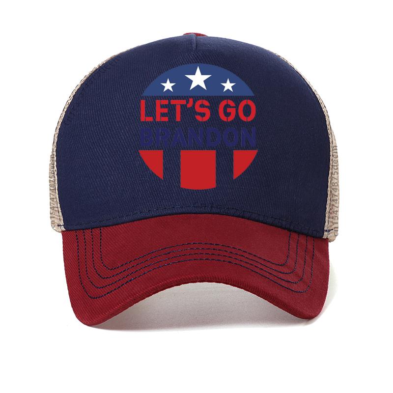 America Let’s Go Brandon Funny Unisex Women Baseball Cap Unisex Casual Adjustable Summer Mesh Breathable Hats