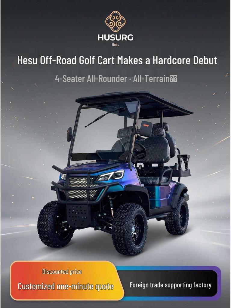2-8 Seat Golf Cart for Tourist Areas, Hotels, and Scenic Tours