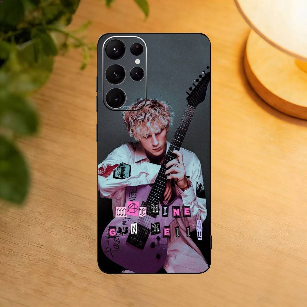 

M-MGK Machine Gun Kelly Phone Case For Samsung S25,S24,S21,S22,S23,S30,Ultra,S20,Plus,Fe,Lite Black Shell Samsung S20plus5G