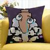 Cartoon KKinger   Various Sizes Square Pillow Case For Car Home Bedchamber Decor