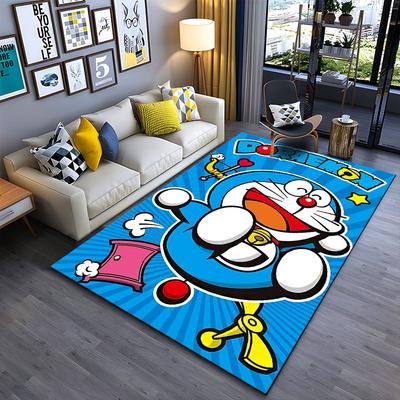 Doraemon Cartoon Printed Carpet Suitable As a Non-slip Mat for the Living Room or Bedroom Sofa
