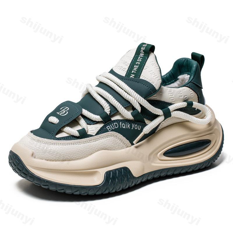 Men's Sports Casual Shoes 2026 Spring New Style Fashi Trend Comfortable Versatile N slip Shoes Thick Soled Platform sneakers