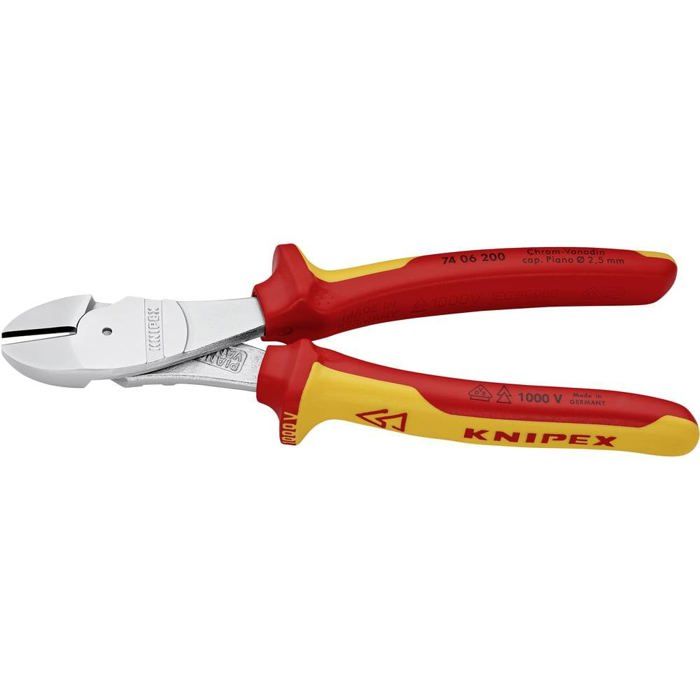 Pince coupante de côté Knipex - Acier chrome-vanadium - 200 mm