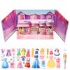 Magnetic Dress Up Game for Girl 20 Dress Shoe Handbag and Accessory DIY Magnetic Sticker Quiet Book for Travel Car Trip