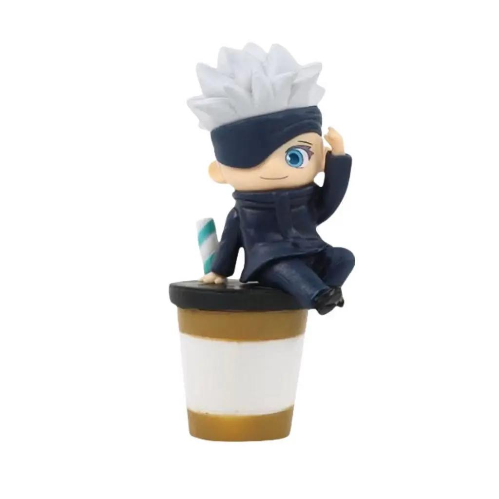 6Pcs/Pack Jujutsu Kaisen Q Posket Figure Satoru Gojo Geto Suguru Yuji 7cm Figurine Anime Collection Dolls Toy Model Ornaments