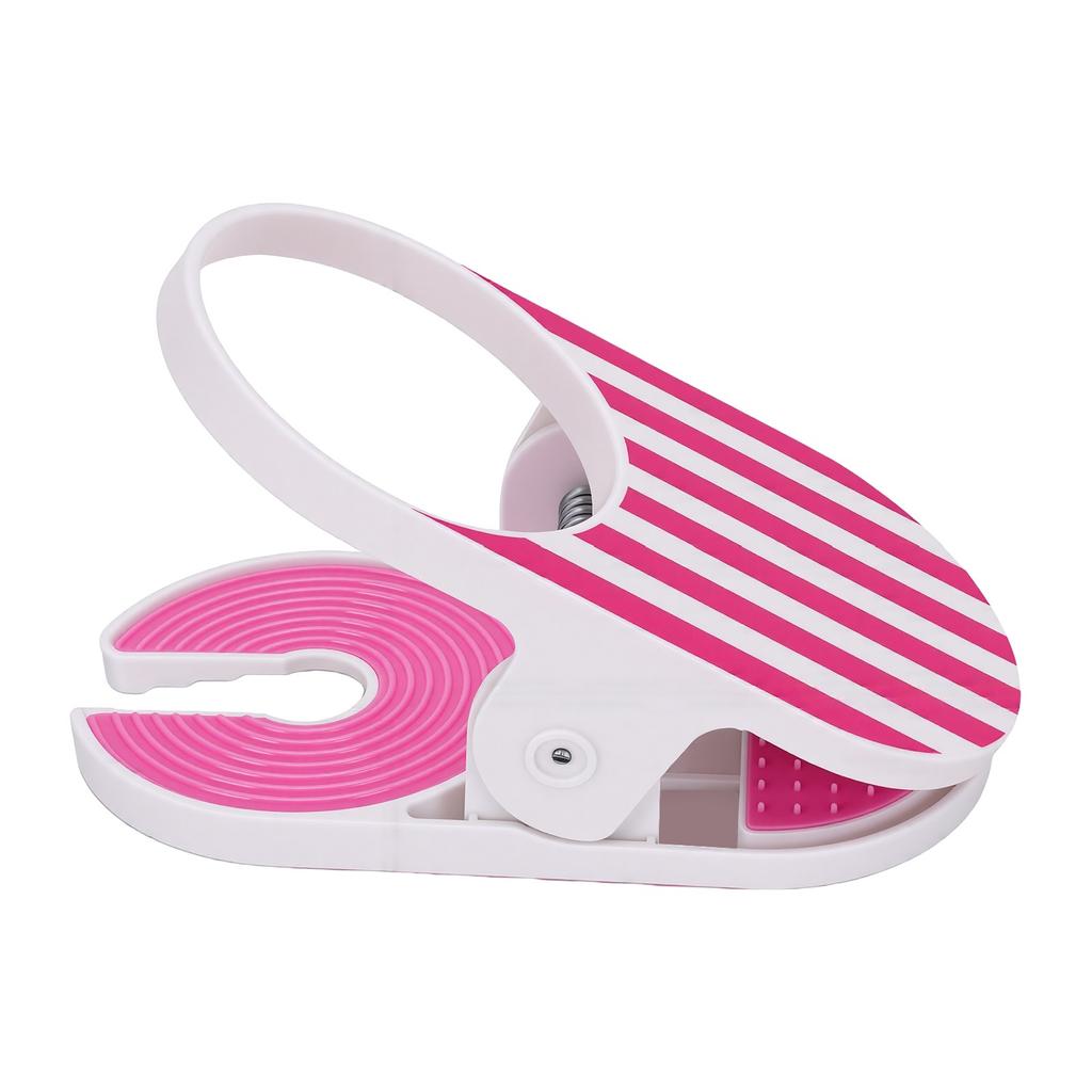 Clip On Cup Holder Spill Proof Cute Bright Striped Pattern Cruise Cup Holder Clip for Tables Pool Loungers Beach Chair
