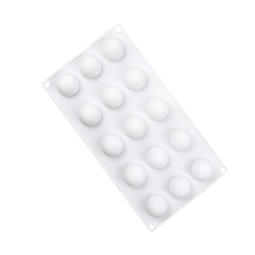 Silicone Mold, Silicone Mold, Silicone Mold for Baking, Chocolate Mold, Jelly Mold, Cake Mold, 3D Cutter, DIY, Home Kitchen, 15-Cavity, Small Ball Mol