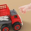 Puzzle Disassembly Assembly Car Toys Take Apart DIY Assembly Firetruck  Xmas Gifts