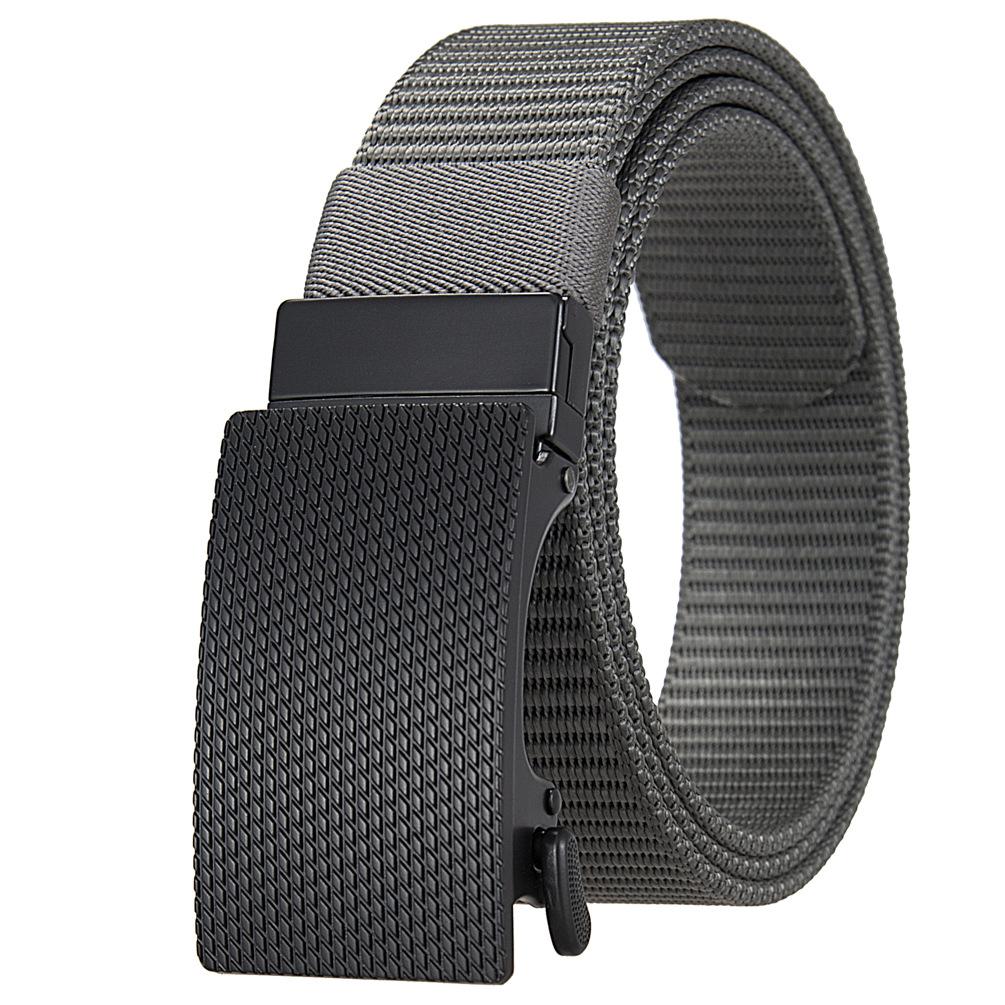 Nylon Braided Belt For Men, Rotating Cloth Belt Buckle Belt Ly36-25948-1