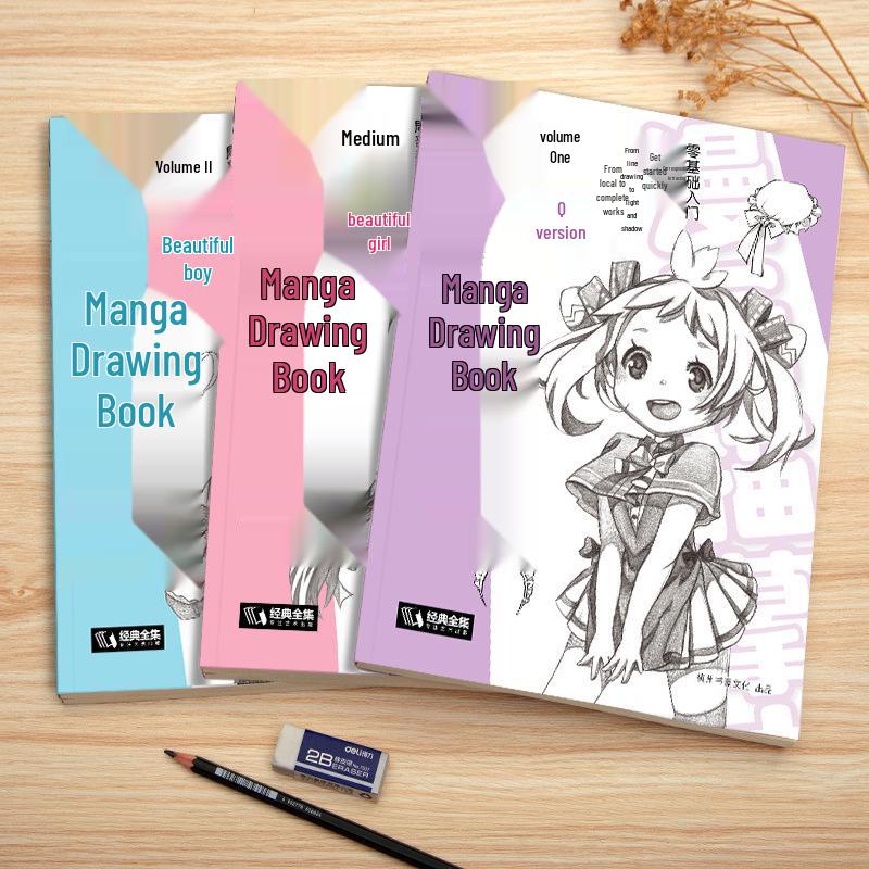Beginner's Guide: Manga Tracing Books - Cute Characters, Beautiful Girls, Handsome Boys