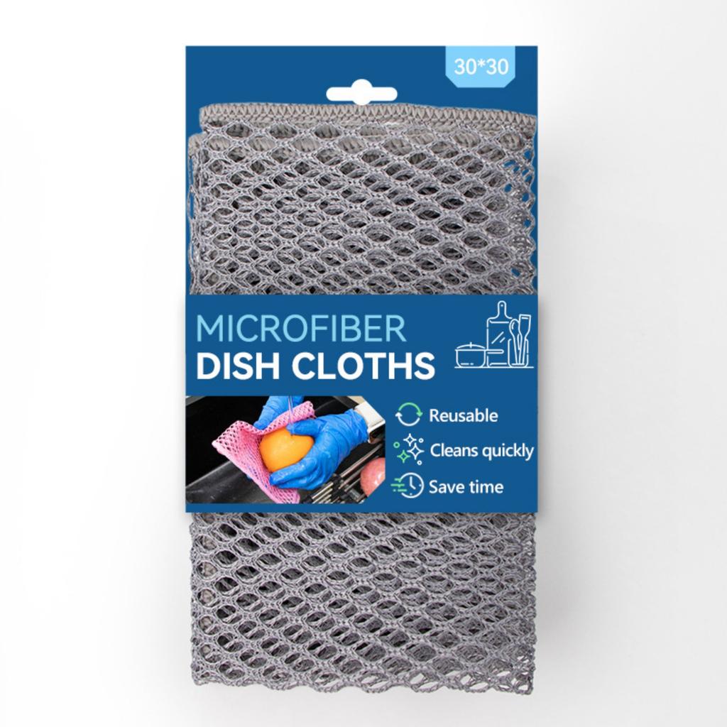 Korean Kitchen Mesh Cloth, Gentle  Hands, Multi-purpose Kitchen Cleaning To Steel Wool Scrubbing Cloths And Dishcloths.