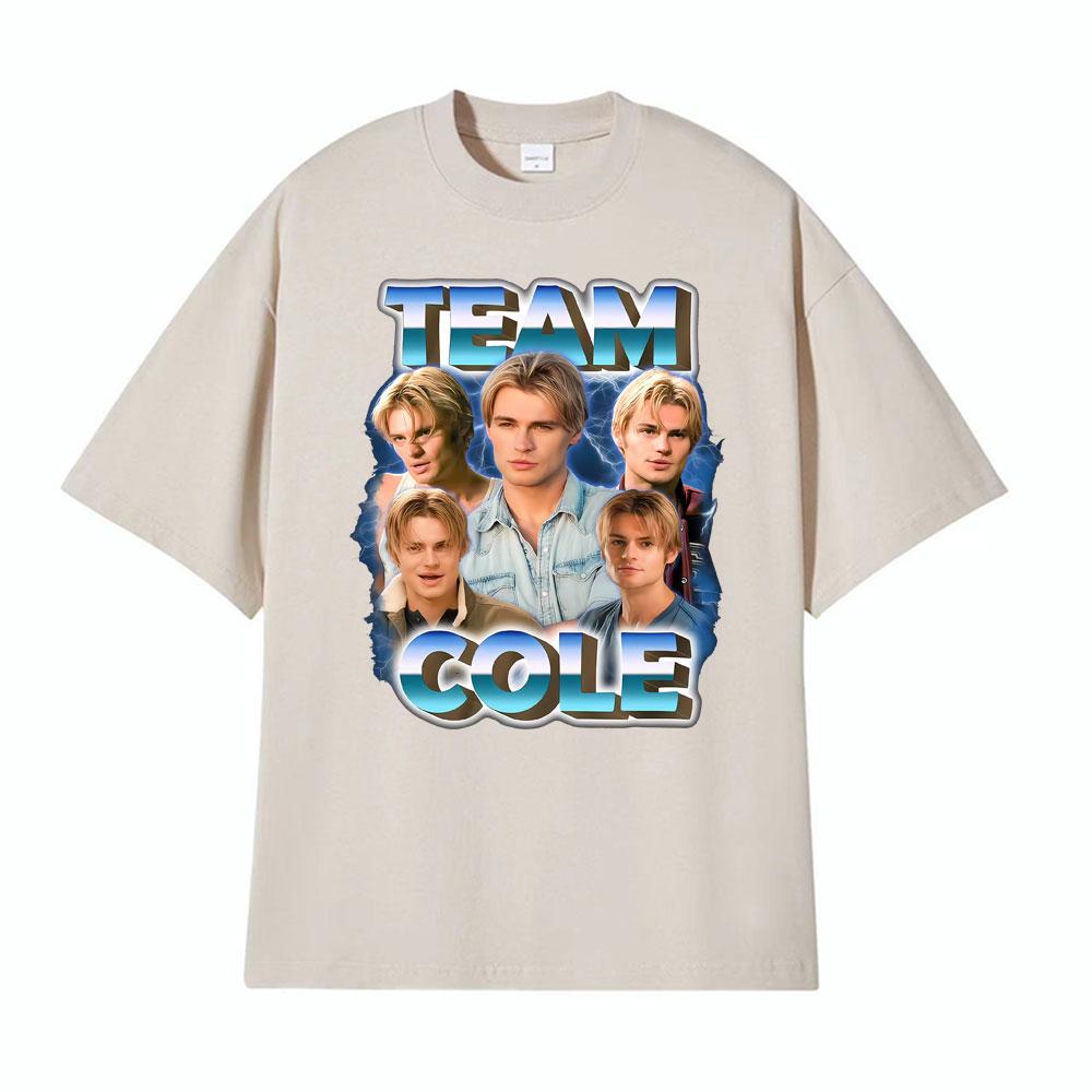 Team Cole Walter Magliette Grafiche Vintage Unisex Donna Moda 100% Cotone Maglietta Manica Corta Oversize Ampia Magliette Streetwear