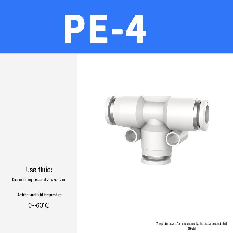 Pneumatik Schlauch Zylinder T-Stück Schnellkupplung (4-16 mm)