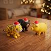 24pcs 3D Printer Animal Figures Christmas Countdown Calendar Set with Blind Box Surprise for Holiday Decoration and Collectible Toys