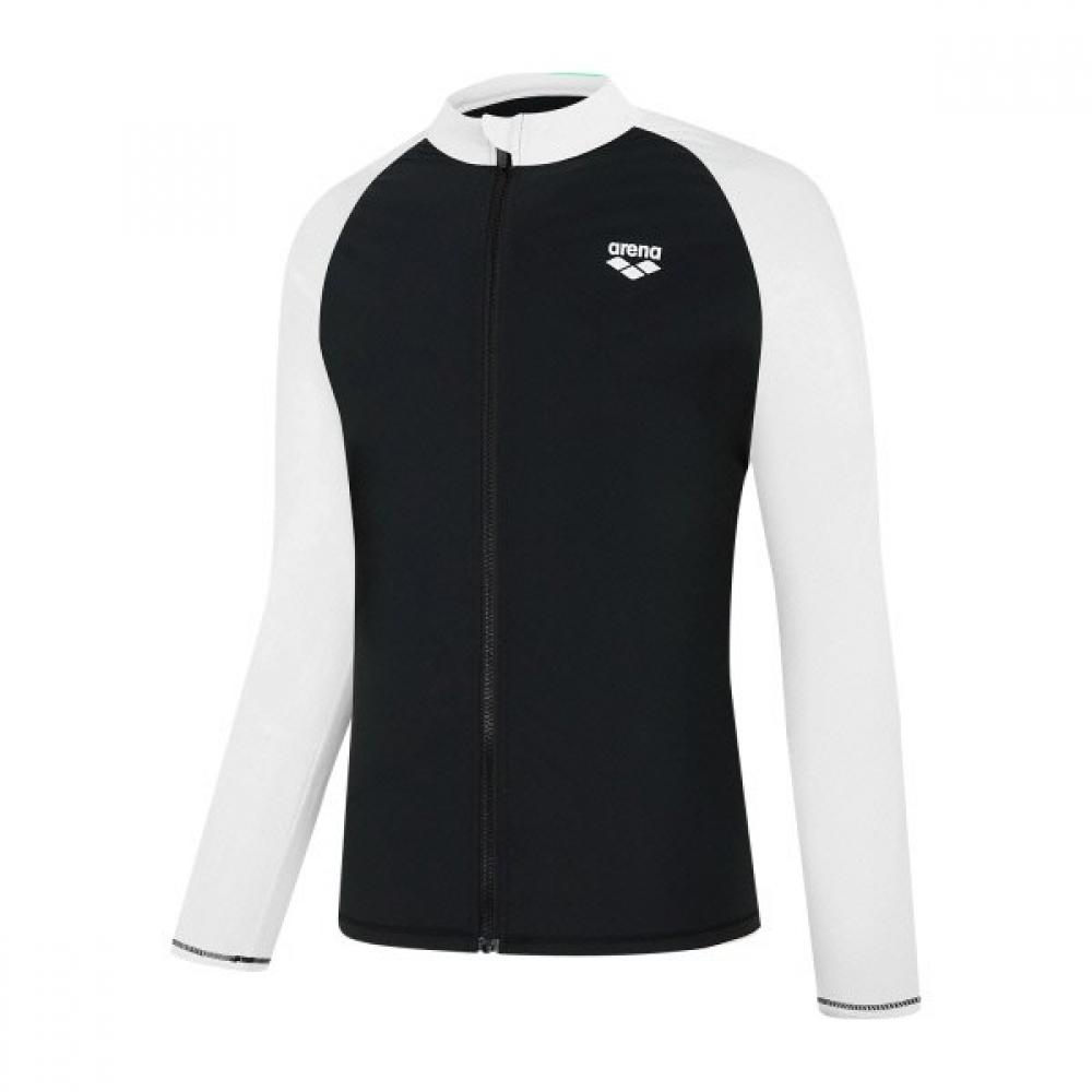 

Arena Men S Camp Regular Fit Zip raSh Guard A5bm1pr08 Blk blacks/105