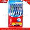 Ultra Clean Travel Toothbrush Set - 6 Pack with Medium & Hard Bristles for Men, Women & Family
