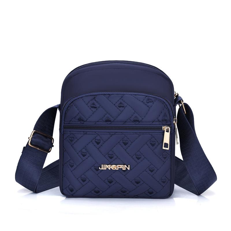 Women Crossbody Small Square Bag Female Girls Canvas Bag Student  Shoulder Messenger Bag Woman Multi Pocket Small Satchel