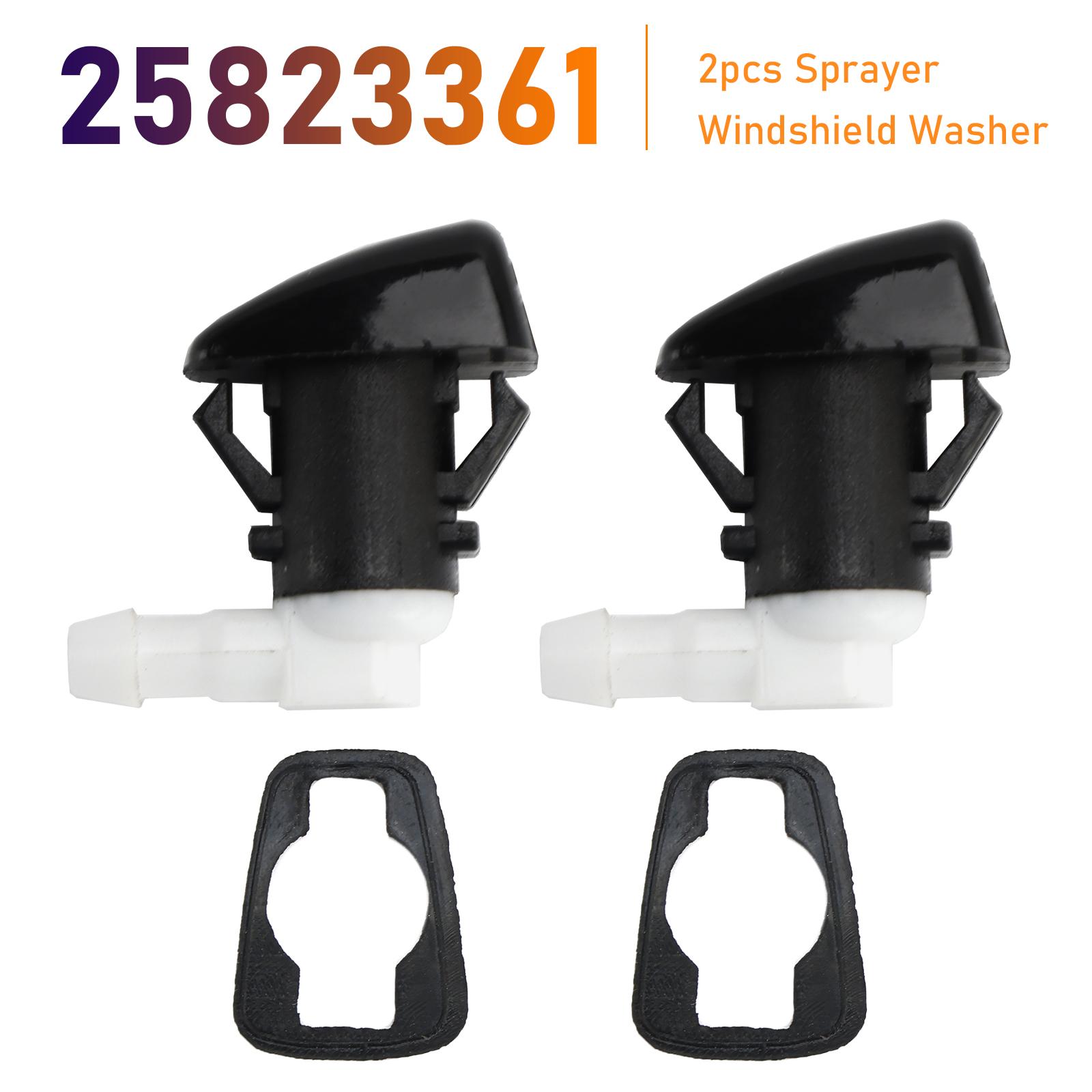 2pcs Sprayer Windshield Washer Nozzle for Cadillac SRX 25823361