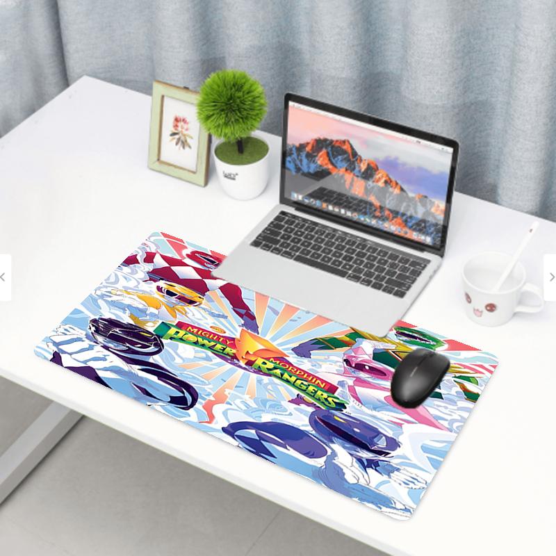 Mighty Morphin Power Rangers Print Mouse Pad, Anti‑Slip Desktop keyboard Mat, for PC Laptop Gaming Working Daily Use, Cool Festival Surprise Gift
