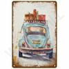Retro Metal Sign Wall Art Mural Aesthetic Room Home Decor Items Poster Vintage Metal Plate Garage Decoration Tin Sign Plates Bar
