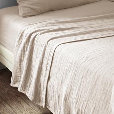 Flat Sheet 270x300 Cm Natural Cotton Gauze