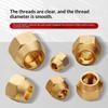 Weather Resistant Brass Air Conditioner Pipe Extension Butt Nut 1/4" To 3/4" Universal Fitting for Outdoor AC Unit Installation