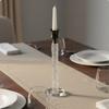 3 Pieces Crystal Candlestick Set Nordic Design Taper Candle Holder Set Decorative Table Centerpiece Elegant Design for Wedding