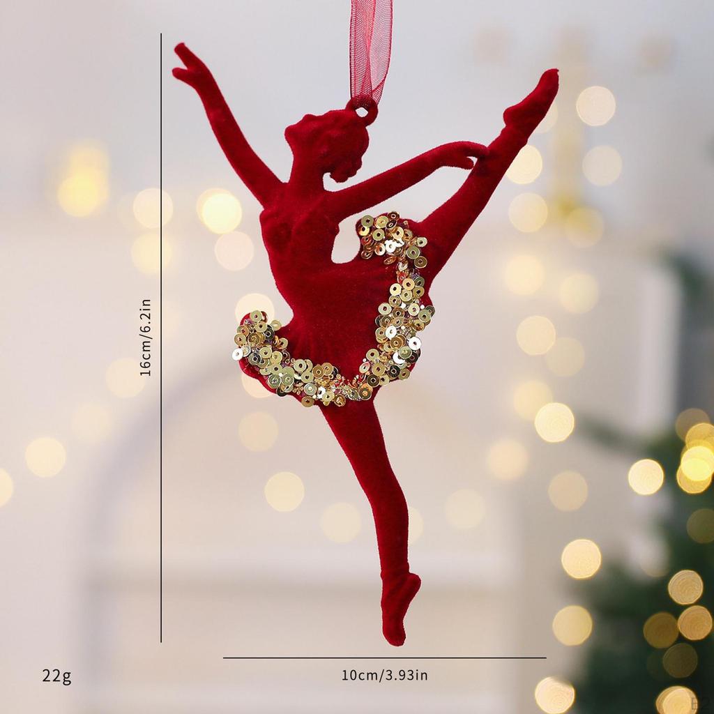 Christmas Tree Ballet Girl Ornament Xmas Ornament, Decorative, Party Favor, Decor for