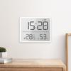 Digital Alarm Clock LCD Screen Temperature Humidity Time Display Electronic Clock for Home Bedroom  