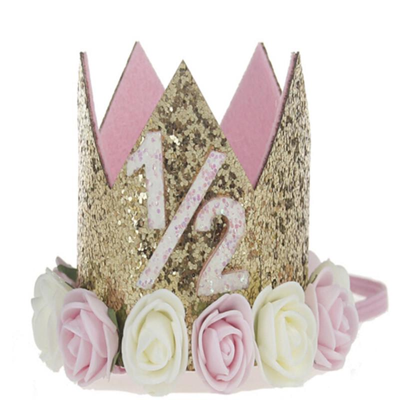 Princess Baby Girl 1st Birthday Flower Crown Party One & Two Year Hairband^Ti JG Princess Baby Girl 1st Birthday Flower Crown Party One & Two Year Hairband^Ti JG