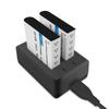 NP40 Micro USB Dual Charger For Charging Two Batteries Simultaneously for NP40 Batteries Charging 5V 2A