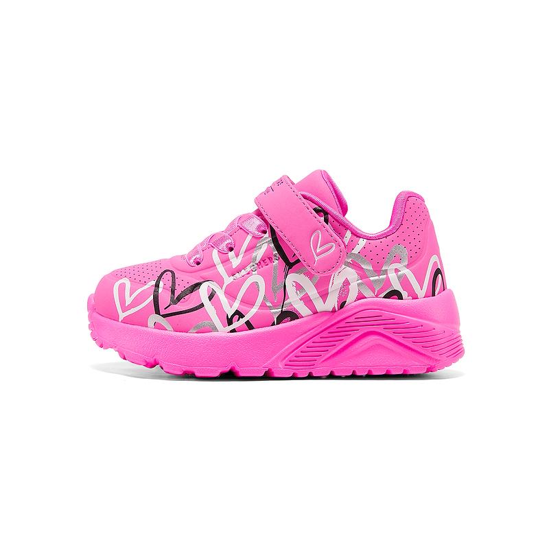 Skechers Kids Comfortable Non-Slip Durable Walking Shoes Baby Shoes Pink Multicolor 314078N-HPMT 23