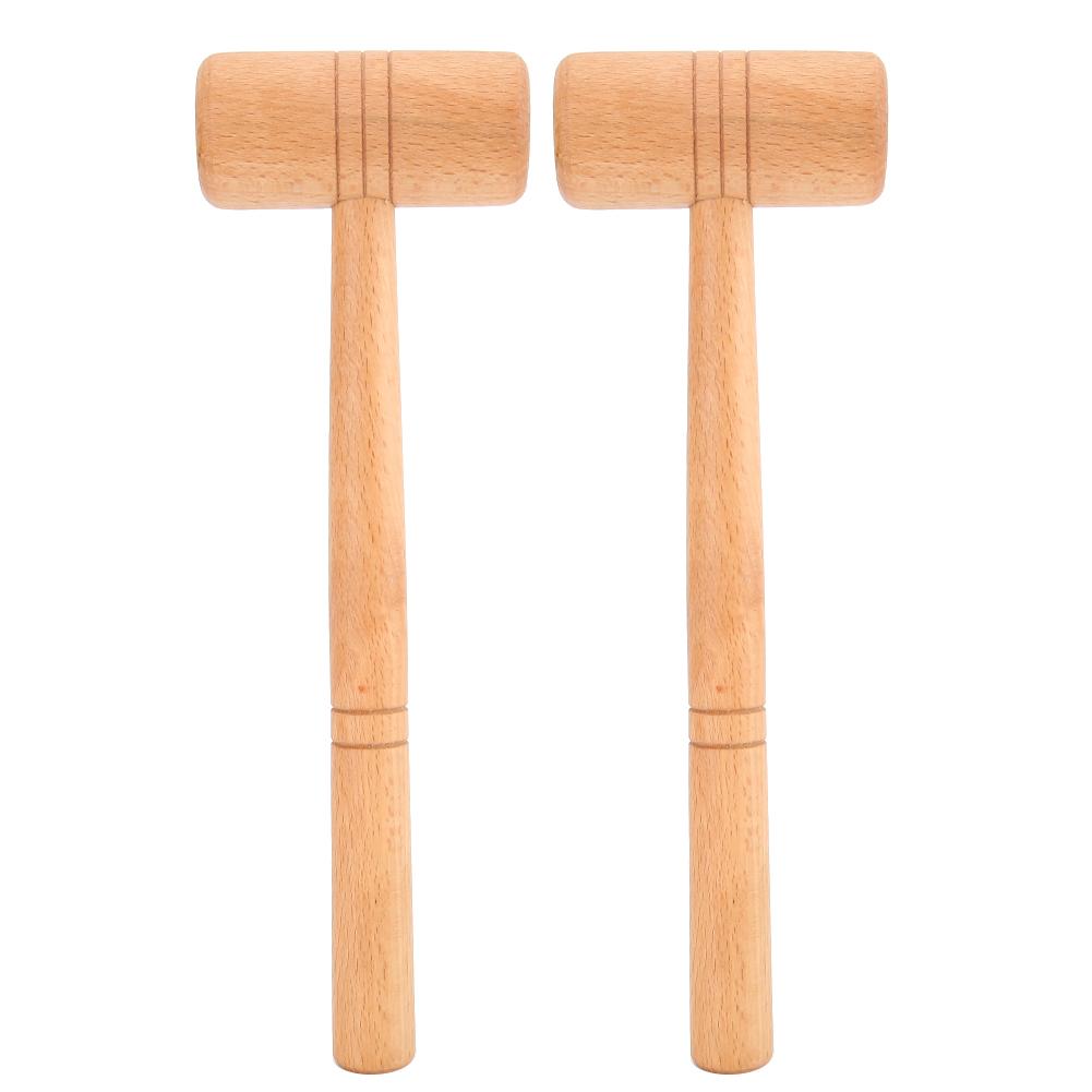 2Pcs Set Hammer Wooden DIY Making Repair Jewelry Metal Processing Tool