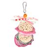 Cake Bird Foraging Toy Edible Soft Boredom Relief Parrot Shredding Chewing Toy for Cockatiel Budgie