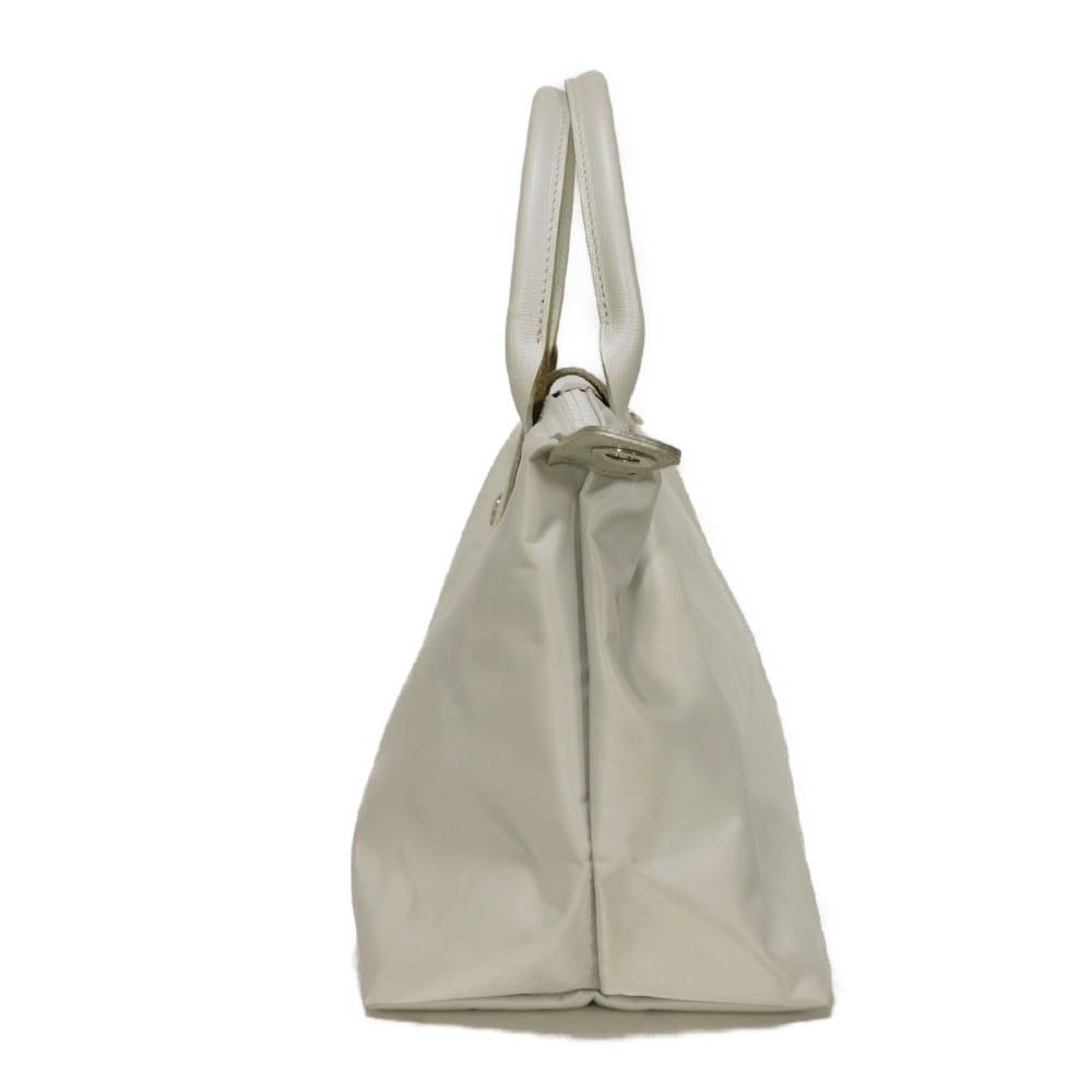 Gebrauchte Le Pliage Neo S (12768) L1512578023 7922 Logo Geprägte 2-Wege Schultertasche Schlauch Nylon Hellgrau Damen aus Japan