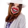 Adults Lip Print Face Mask Funny Pattern Duskproof Mask Washable Breathing Outdoor Protective Face Mask