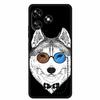 Funda For Oukitel C51 Case Cute Cartoon Cat Black Silicone Soft Phone Case For Oukitel C51 Back Cover Cases C 51 Coque 6.8" Capa