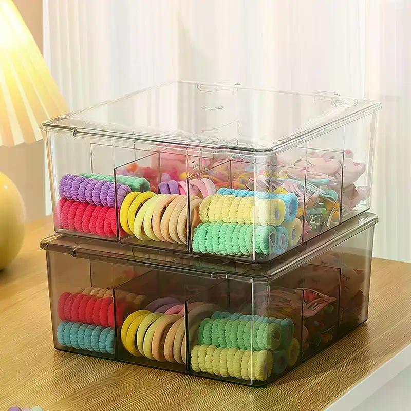 Transparent Nail Polish Storage Box-flip Top Type, Suitable For Lipstick, Perfume, Essence, 9-cell Large Capacity Jewelry Box