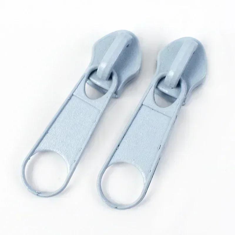 50/100/200Pcs Meetee 3# 5# Nylon Zipper Puller Bags Garment Zip Slider Backpack Pocket Zips Repair Kits DIY Sewing Accessories