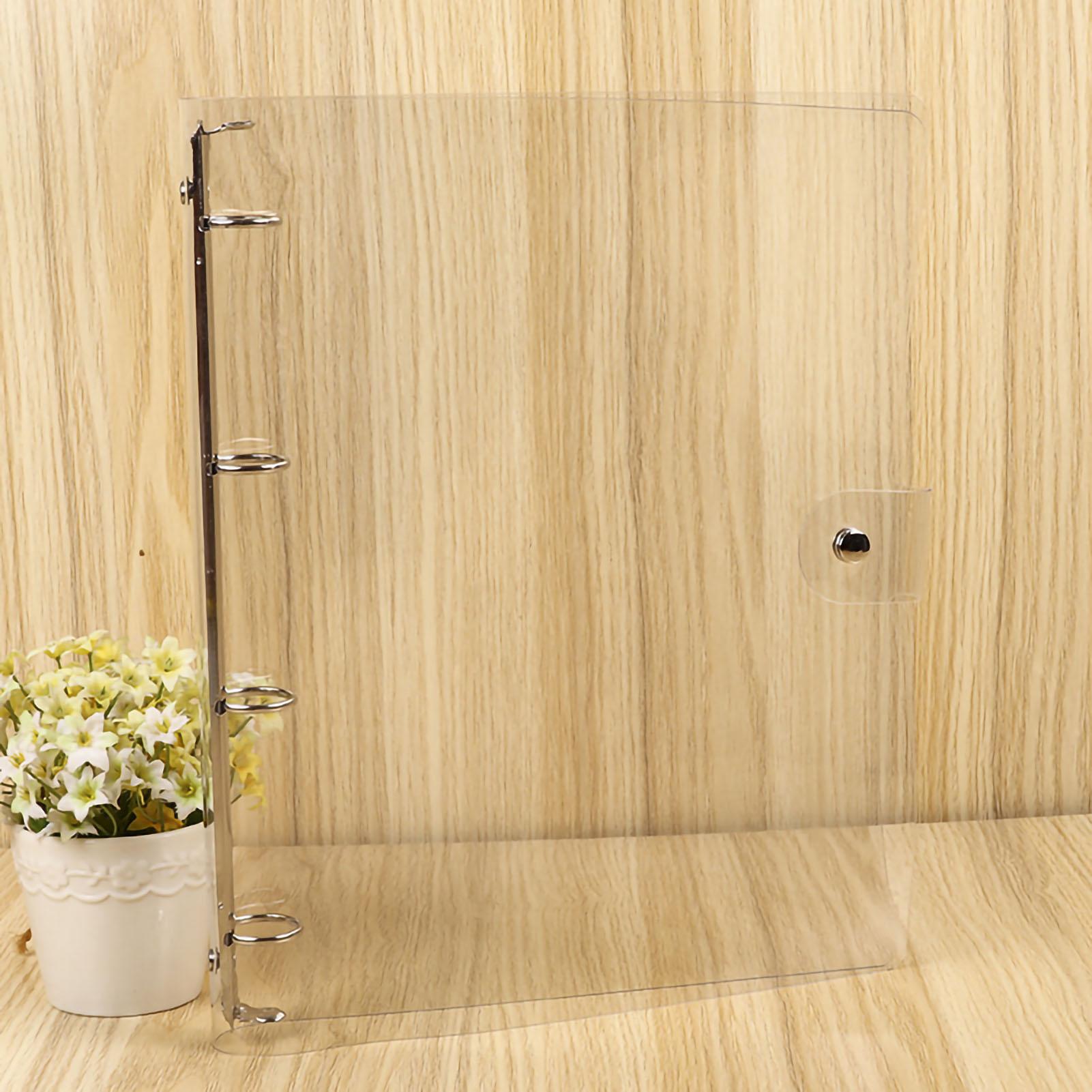 

Прозрачная крышка с защелкой, износостойкий экологически чистый бюджетный ПВХ для школьного офиса A5