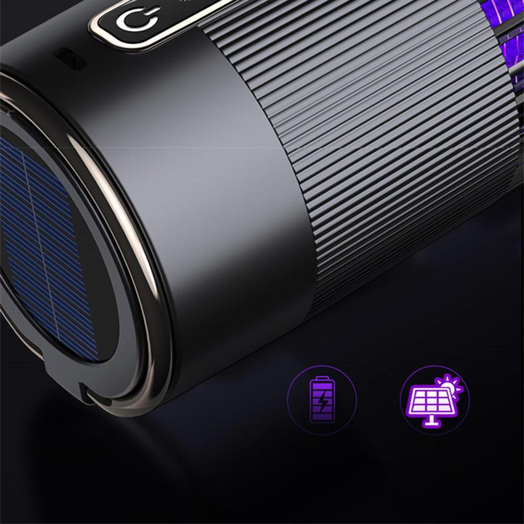 Solar Mosquito Killer Lamp Electric Shock Rechargeable Mosquito Killer USB Mosquito Lamp LED Night Light Mosquito Catcher